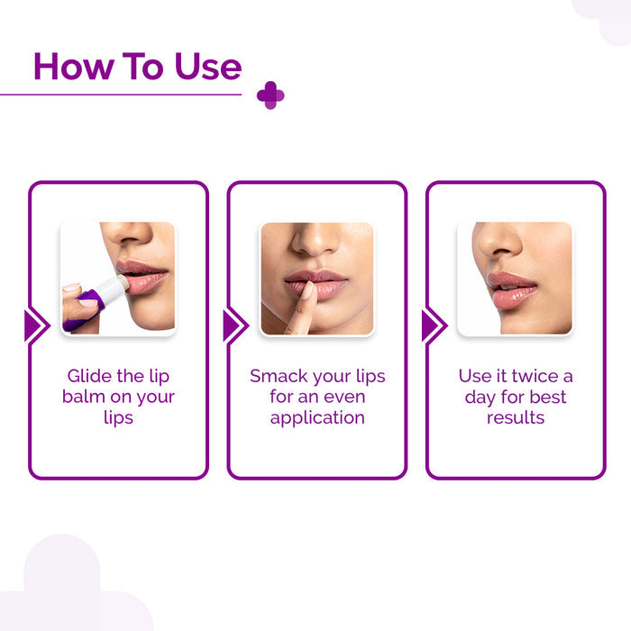 1% Kojic Acid Lip Balm with Alpha Arbutin & Hyaluronic Acid with SPF 50 - 4.5g (Pack Of 2)