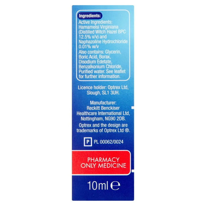 Optrex Bloodshot Eye Drops 10ml
