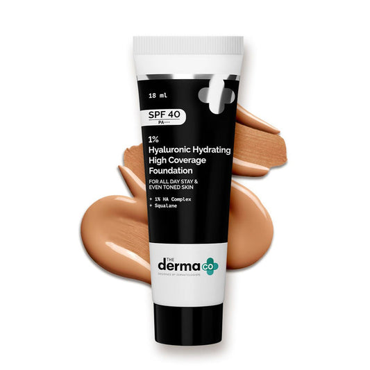 1% Hyaluronic Hydrating High Coverage Foundation - 18ml | Beige