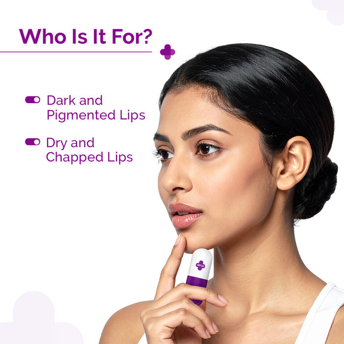 1% Kojic Acid Lip Balm with Alpha Arbutin & Hyaluronic Acid with SPF 50 - 4.5g (Pack Of 2)