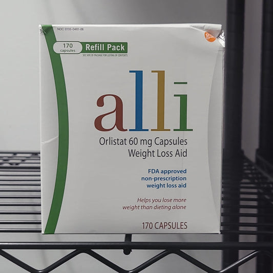 Alli Orlistat 6pmg Capsules weight loss aid 170caps exp03/24
