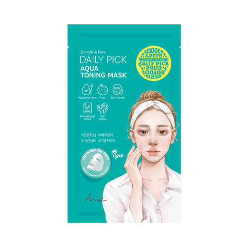 Ariul Smooth & Pure Daily Pick Toning Mask Set 5pcs