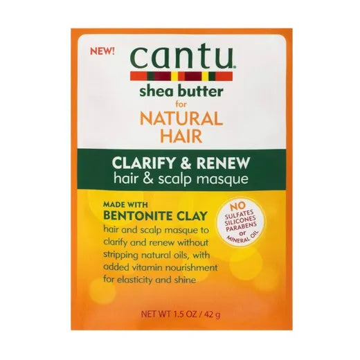 Cantu Shea Butter Clarify & Renew Bentonite Clay Mask 42g