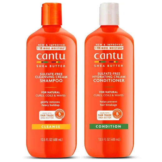 Cantu Shea Butter Natural Hair Shampoo & Conditioner Duo