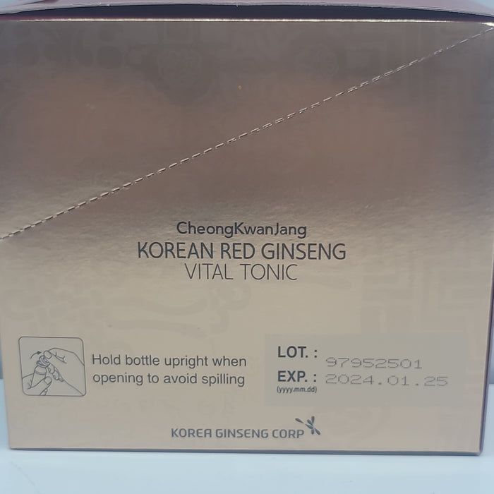 CheongKwanjang korean red ginsend vital tonic 10x20ml exp 01/24