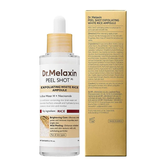 Dr.Melaxin Peel Shot Exfoliating White Rice Ampoule 80ml