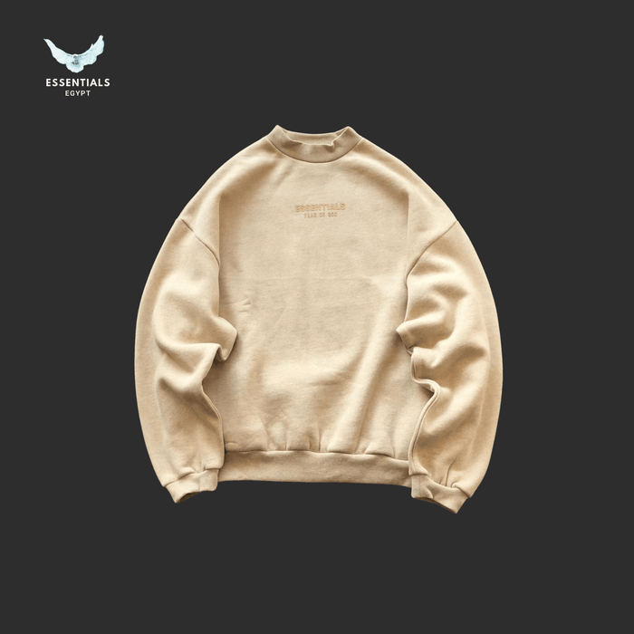 Essentials Sweatshirt – Classic Black & Cream - ESSENTIALS EGYPT