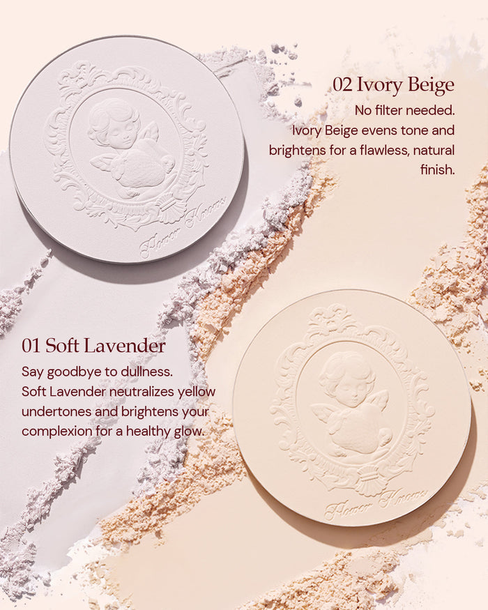 Flower Knows Strawberry Cupid Collection Pressed Powder