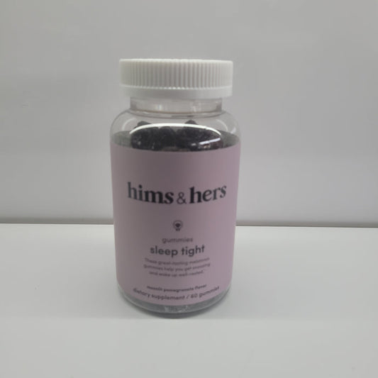 Him&Hers gummies sleep tight 60 exp.08/23