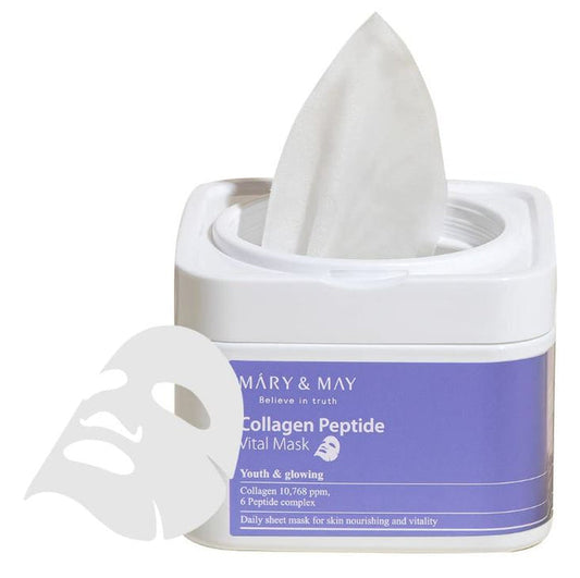 Mary & May Collagen Peptide Vital Mask 30 Sheets / 400g