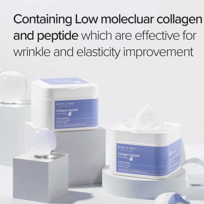 Mary & May Collagen Peptide Vital Mask 30 Sheets / 400g