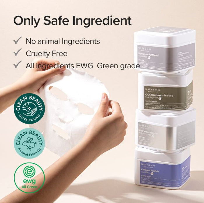 Mary & May Collagen Peptide Vital Mask 30 Sheets / 400g