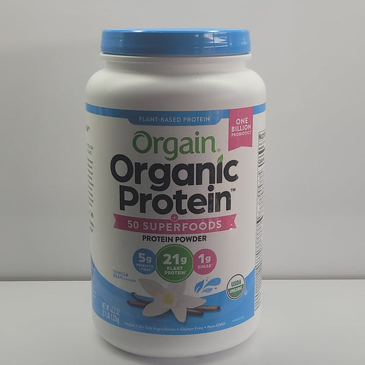Orgain organic protein 50 superfoods 2.7lbs(1.22kg] exp 07/24