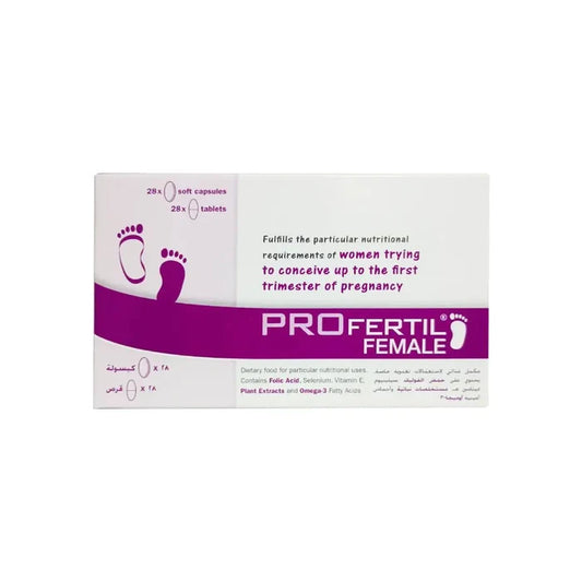 PROfertil® Female With Folic Acid & Omega-3, Fertility Support Pill For Women profertil