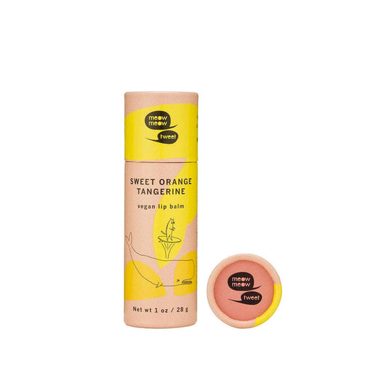 Meow Meow Tweet Sweet Orange Tangerine Vegan Lip Balm