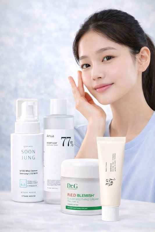 Teen K-Beauty Starter Routine (Gentle Daily Care)-Luxiface.com
