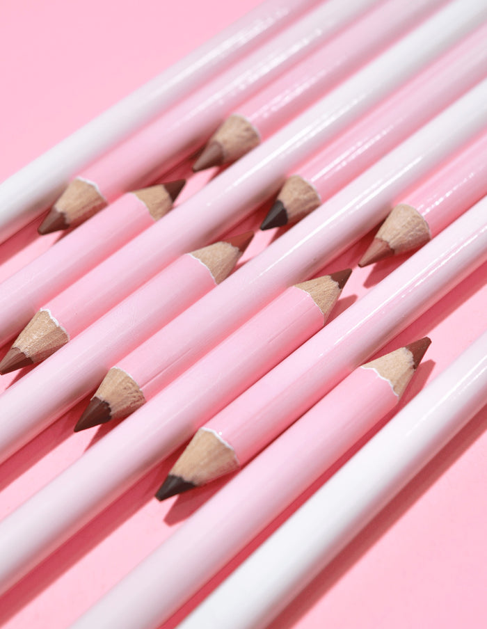 Image of the P.Louise Ultimate Definition Sharpenable Lip Liners lined up and facing each other