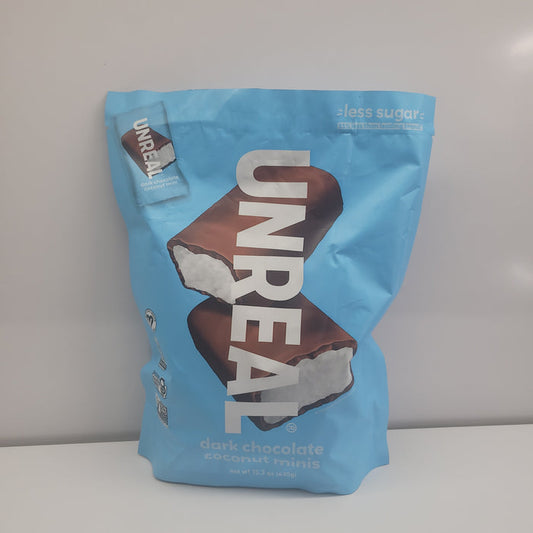 Unreal dark chocolate coconut minis 15.3oz exp.09/23